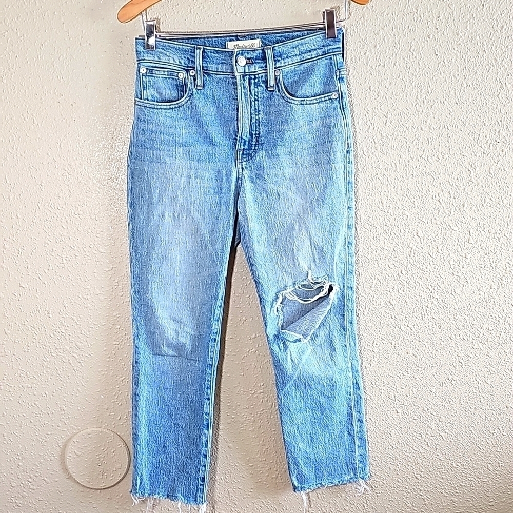 Madewell The Perfect Vintage Crop Jeans.